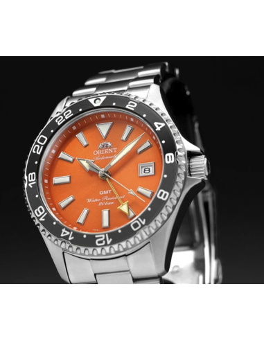 automático buceo hombre Orient Kamasu GMT  "Shake" (鮭) RA-BC0004Y 42.8mm 200m