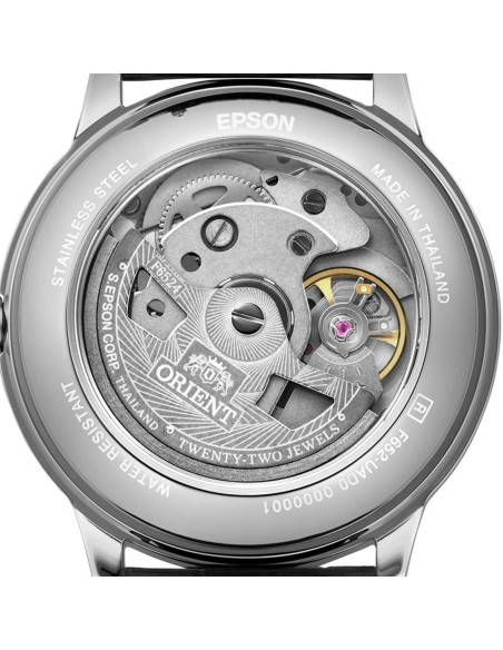 automático unisex Orient Bambino 36 "Nigori" (濁り (sake sin filtrar). RA-BB0103S 36.4mm