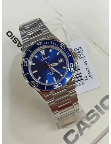 copy of Reloj Casio Timeless MTD-145D-1A para hombre correa de acero inoxidable