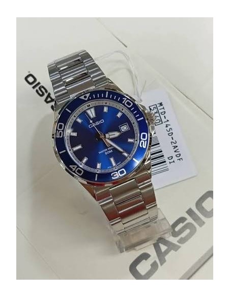 copy of Reloj Casio Timeless MTD-145D-1A para hombre correa de acero inoxidable