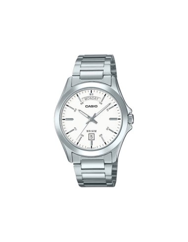 copy of Reloj Casio Para Hombre MTP-1370D-2A2 Analógico Correa Acero Plateado Esfera Azul
