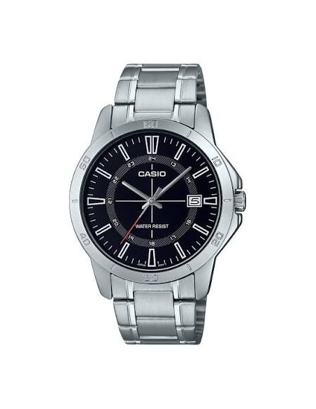 Reloj Casio de cuarzo analógico MTP-V004D-1C correa de acero inoxidable