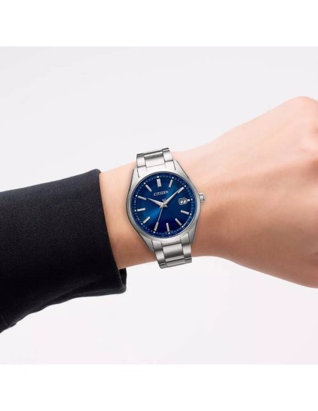 radiocontrol solar hombre Citizen CB0300-53L 40mm JDM cristal de zafiro