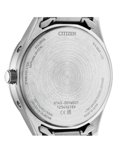 radiocontrol solar hombre Citizen CB0300-53L 40mm JDM cristal de zafiro
