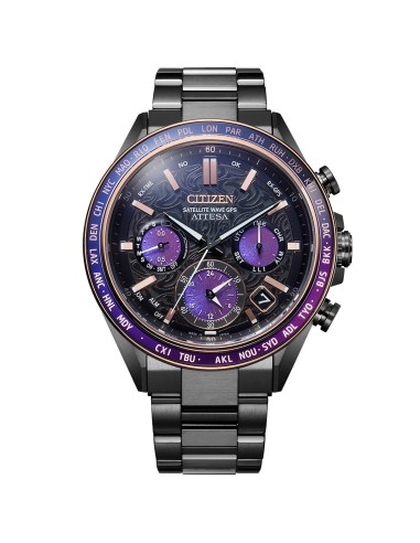 GPS titanio solar CITIZEN ATTESA CC4085-81Z 44.6MM JDM hecho en Japón Limited