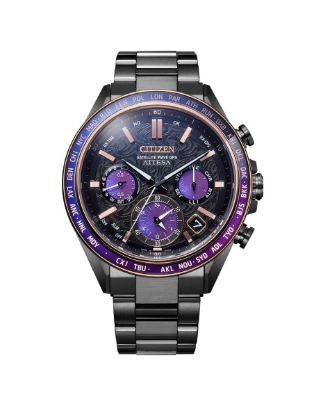 GPS titanio solar CITIZEN ATTESA CC4085-81Z 44.6MM JDM hecho en Japón Limited