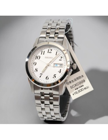reloj cuarzo clásico Seiko Selection  SCXC009 JDM 38mm correa de acero Cal. 7N43 JDM (mercado interior japonés)