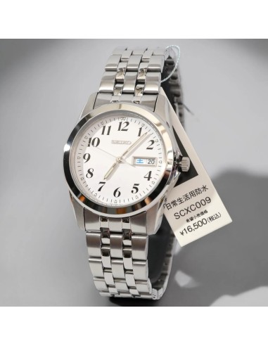 reloj cuarzo clásico Seiko Selection  SCXC009 JDM 38mm correa de acero Cal. 7N43 JDM (mercado interior japonés)