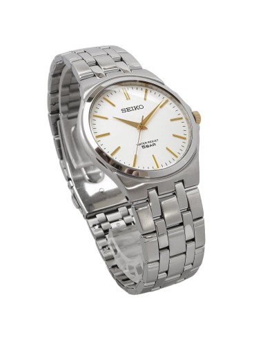 reloj cuarzo unisex Seiko Spirit SCXP025 36mm JDM Cal. 7N01 correa de acero JDM (mercado interior japonés)