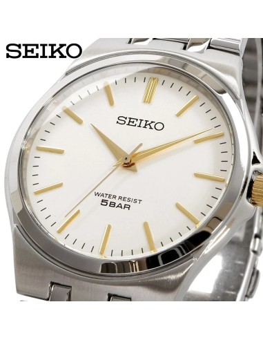reloj cuarzo unisex Seiko Spirit SCXP025 36mm JDM Cal. 7N01 correa de acero JDM (mercado interior japonés)