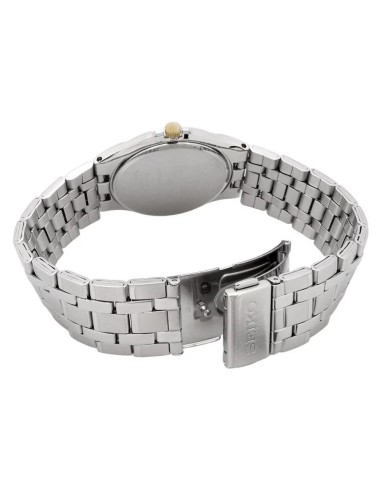 reloj cuarzo unisex Seiko Spirit SCXP025 36mm JDM Cal. 7N01 correa de acero JDM (mercado interior japonés)
