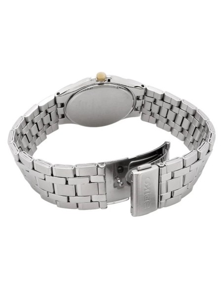 reloj cuarzo unisex Seiko Spirit SCXP025 36mm JDM Cal. 7N01 correa de acero JDM (mercado interior japonés)