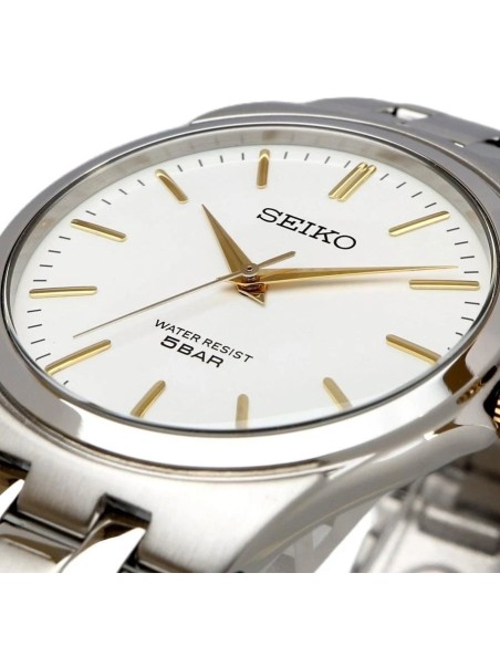 reloj cuarzo unisex Seiko Spirit SCXP025 36mm JDM Cal. 7N01 correa de acero JDM (mercado interior japonés)