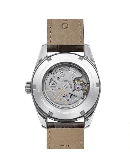 automático hombre Orient Star Contemporary MOCHA RK-AU0113Y JDM  38.5mm 100m WR cristal de zafiro