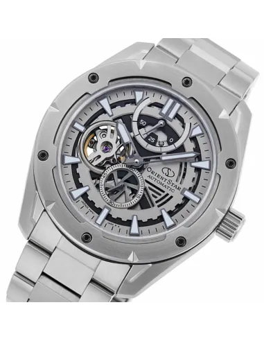 reloj automático hombre Orient Star Avant-Garde Skeleton RE-AV0A02S  43.2mm Cristal Zafiro correa de acero 100m resistente al ag