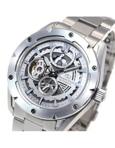 reloj automático hombre Orient Star Avant-Garde Skeleton RE-AV0A02S  43.2mm Cristal Zafiro correa de acero 100m resistente al ag