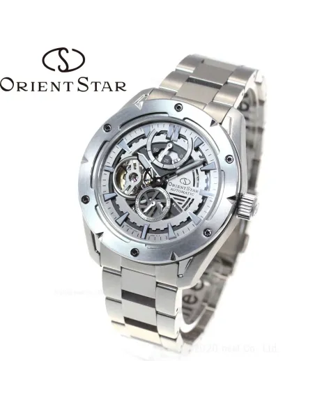 reloj automático hombre Orient Star Avant-Garde Skeleton RE-AV0A02S  43.2mm Cristal Zafiro correa de acero 100m resistente al ag