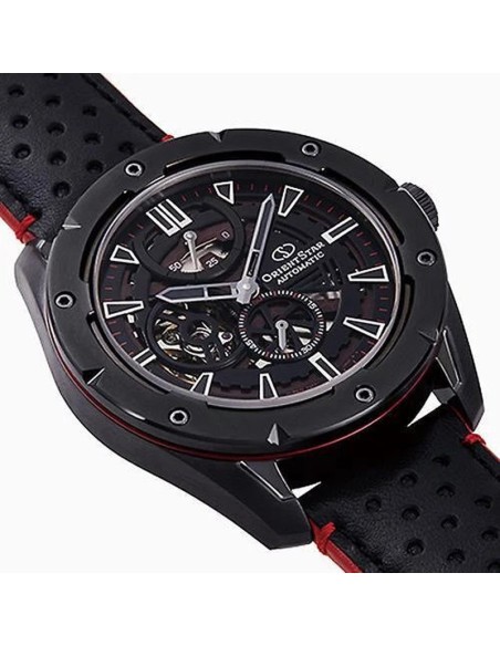automático hombre Orient Star Avant-garde Skeleton RK-AV0A03B dial negro 42.6mm Cristal de Zafiro