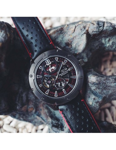automático hombre Orient Star Avant-garde Skeleton RK-AV0A03B dial negro 42.6mm Cristal de Zafiro