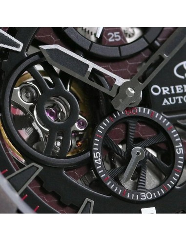 automático hombre Orient Star Avant-garde Skeleton RK-AV0A03B dial negro 42.6mm Cristal de Zafiro