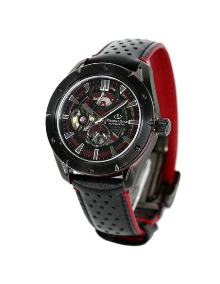 automático hombre Orient Star Avant-garde Skeleton RK-AV0A03B dial negro 42.6mm Cristal de Zafiro