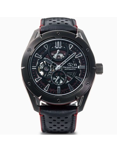 automático hombre Orient Star Avant-garde Skeleton RK-AV0A03B dial negro 42.6mm Cristal de Zafiro