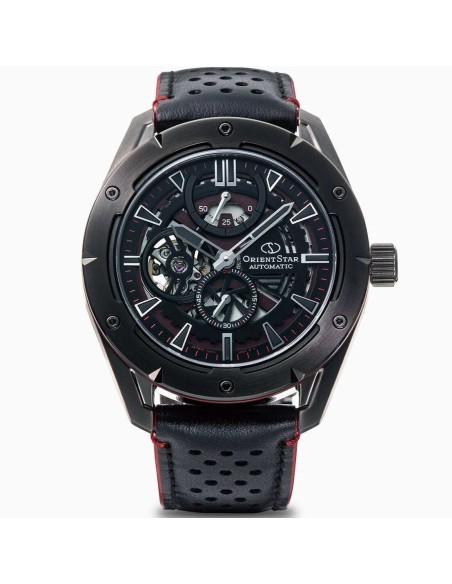 automático hombre Orient Star Avant-garde Skeleton RK-AV0A03B dial negro 42.6mm Cristal de Zafiro
