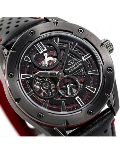 automático hombre Orient Star Avant-garde Skeleton RK-AV0A03B dial negro 42.6mm Cristal de Zafiro