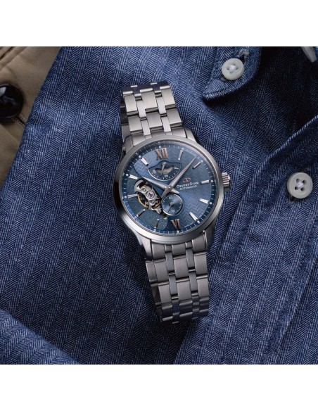 automático hombre Orient Star RK-AV0B08L JDM Layered Skeleton 41mm 100m WR 50h reserva