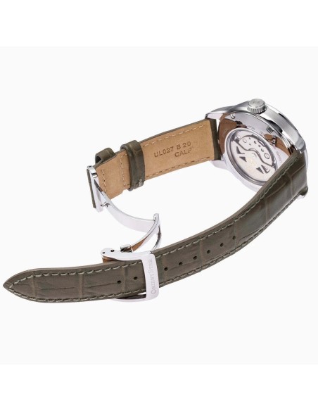 automático hombre Orient Star Contemporary Layered Skeleton RK-AV0B10G JDM Textile Series Champagne 41mm