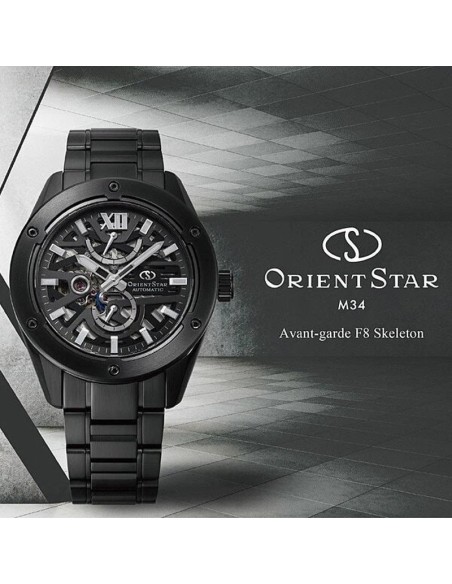 automático hombre Orient ORIENT STAR Contemporary M34 Avant-garde F8 Skeleton RK-BZ0004B JDM 42.3mm