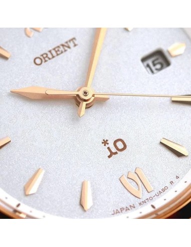 solar mujer Orient iO Natural & Plain RN-WG0419S JDM 27.6mm cristal de zafiro