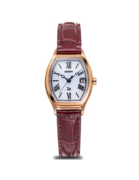 solar mujer Orient iO Natural & Plain RN-WG0014S JDM 24.1mm cristal de zafiro
