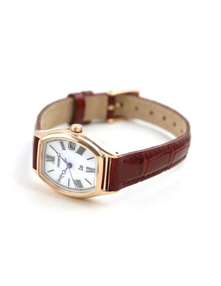 solar mujer Orient iO Natural & Plain RN-WG0014S JDM 24.1mm cristal de zafiro