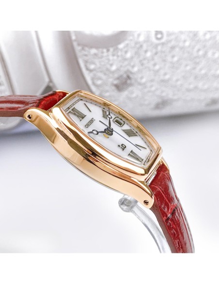 solar mujer Orient iO Natural & Plain RN-WG0014S JDM 24.1mm cristal de zafiro