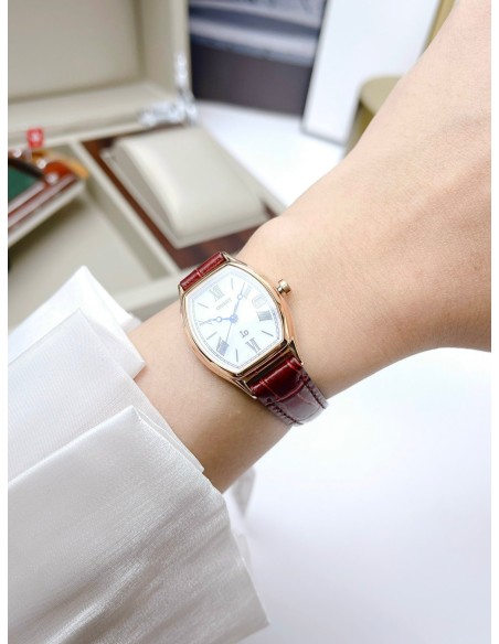 solar mujer Orient iO Natural & Plain RN-WG0014S JDM 24.1mm cristal de zafiro
