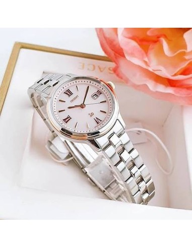 solar mujer ORIENT IO RN-WG0006P 27.6mm 50m WR cristal de zafiro