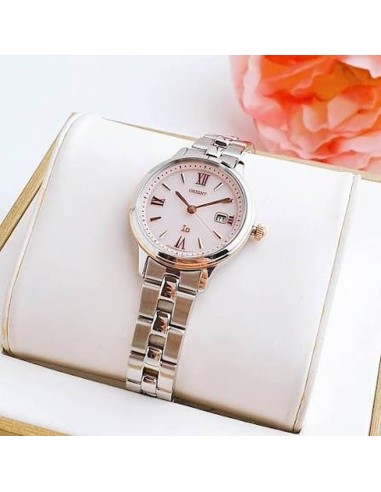 solar mujer ORIENT IO RN-WG0006P 27.6mm 50m WR cristal de zafiro