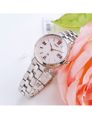 solar mujer ORIENT IO RN-WG0006P 27.6mm 50m WR cristal de zafiro