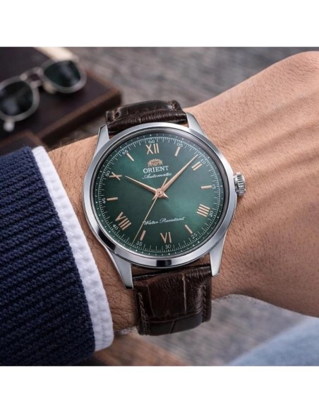copy of automático hombre Orient Bambino Emerald Green RA-BB0001E 38mm
