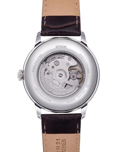 automático hombre Orient Bambino “Suna no Hi to Tsuki” (砂の日と月”Sand Sun & Moon” RN-AK0803Y  JDM
