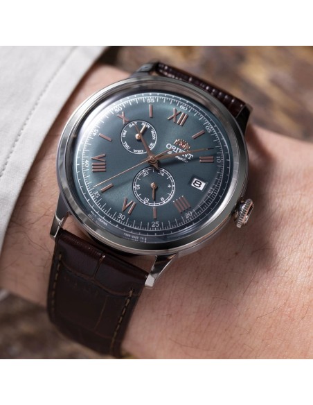 automático hombre Orient Bambino “Kamo / Mallard” (鴨) RN-AK0703E JDM 40.5mm