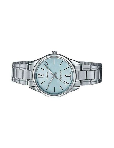 Reloj Casio Analogico Para Mujer Ltp-v005d-2b correa de acero inoxidable