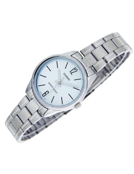 Reloj Casio Analogico Para Mujer Ltp-v005d-2b correa de acero inoxidable