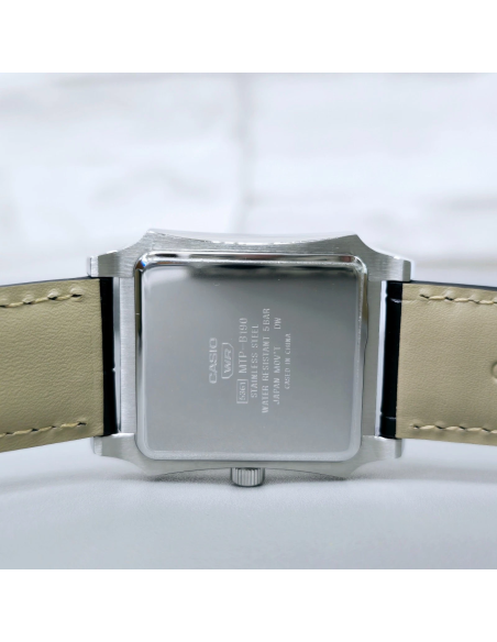 Reloj cuarzo clásico hombre Casio MTP-B190L-7B 41 × 31.5 × 8.1 mm correa de cuero