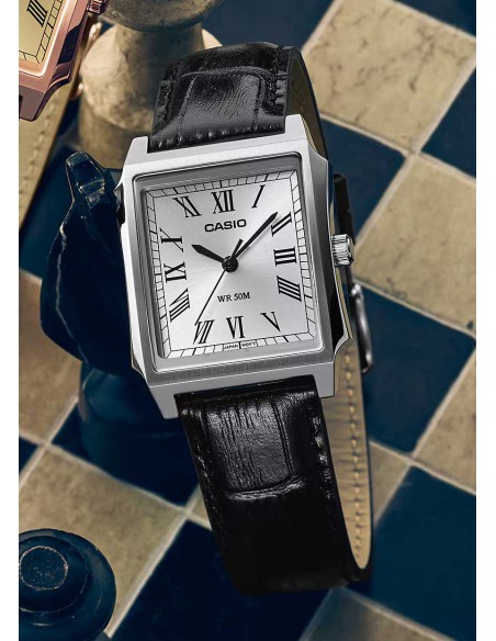 copy of Reloj cuarzo clásico hombre Casio MTP-B190L-2B 41 × 31.5 × 8.1 mm correa de cuero