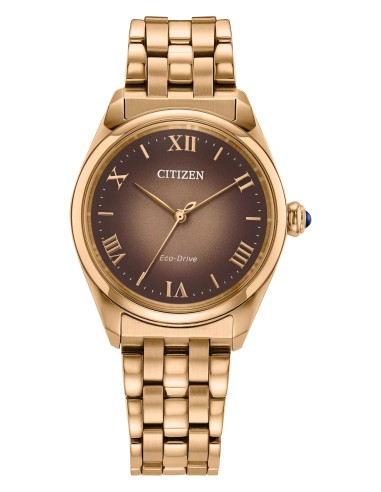 solar mujer Citizen L Classic Café EM1143-81Z 33mm cristal de zafiro