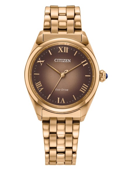 solar mujer Citizen L Classic Café EM1143-81Z 33mm cristal de zafiro