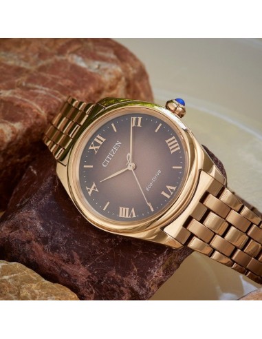 solar mujer Citizen L Classic Café EM1143-81Z 33mm cristal de zafiro