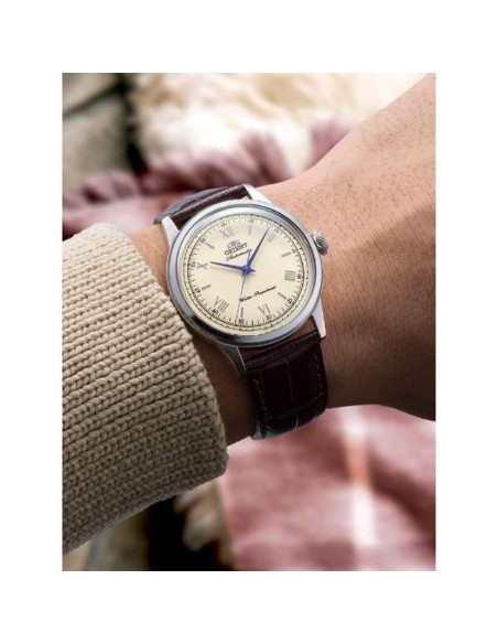 automático hombre Orient Bambino Roman Ivory RN-BB0003Y JDM 38.4mm